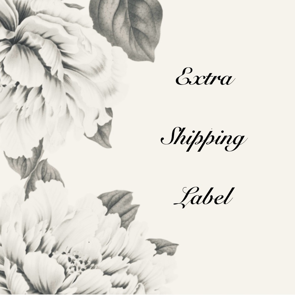 Shipping UPGRADE label!!! Up to 6 lbs!